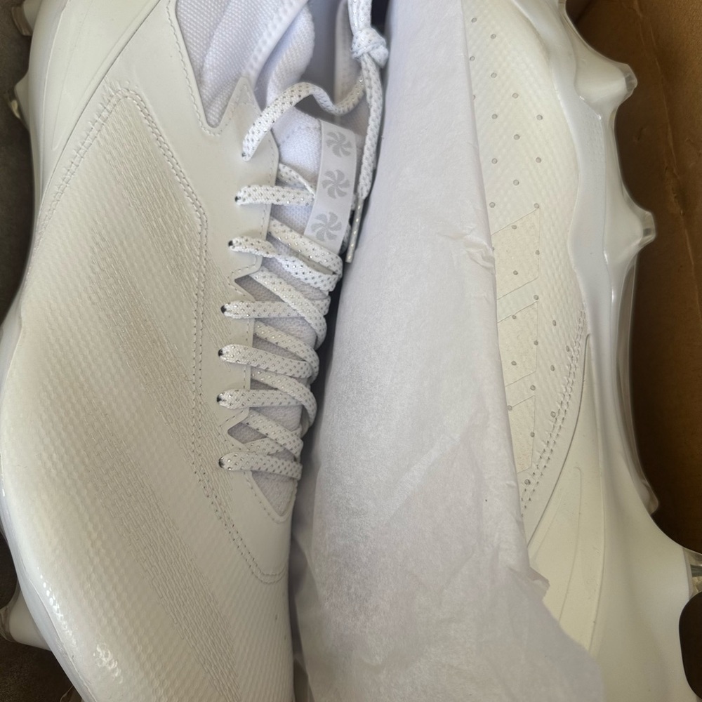 adidas‎ Adizero Impact Football Cleats Mens White Size 16